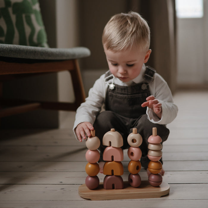 Mushie Wooden Multi Shape Stacker