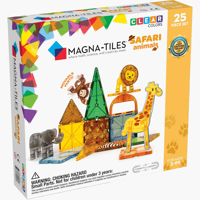 Magna-Tiles Safari Animals 25-Piece Set