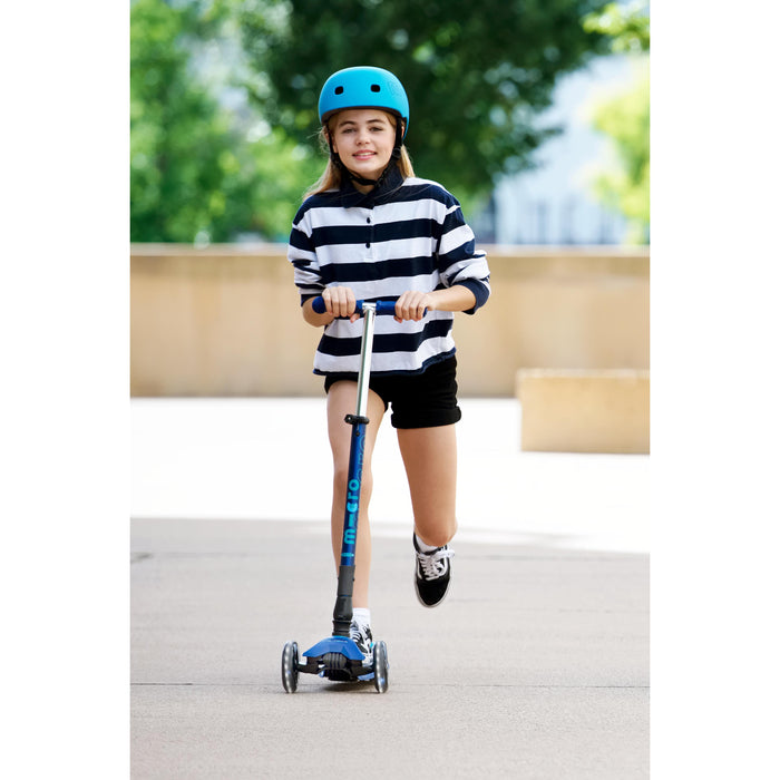 Micro Kickboard Maxi Deluxe Foldable LED Scooter