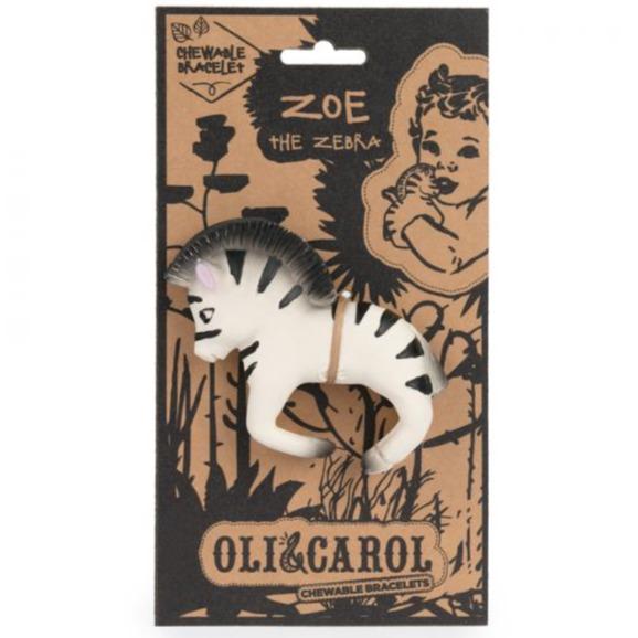 Oli & Carol Zoe the Zebra Teether