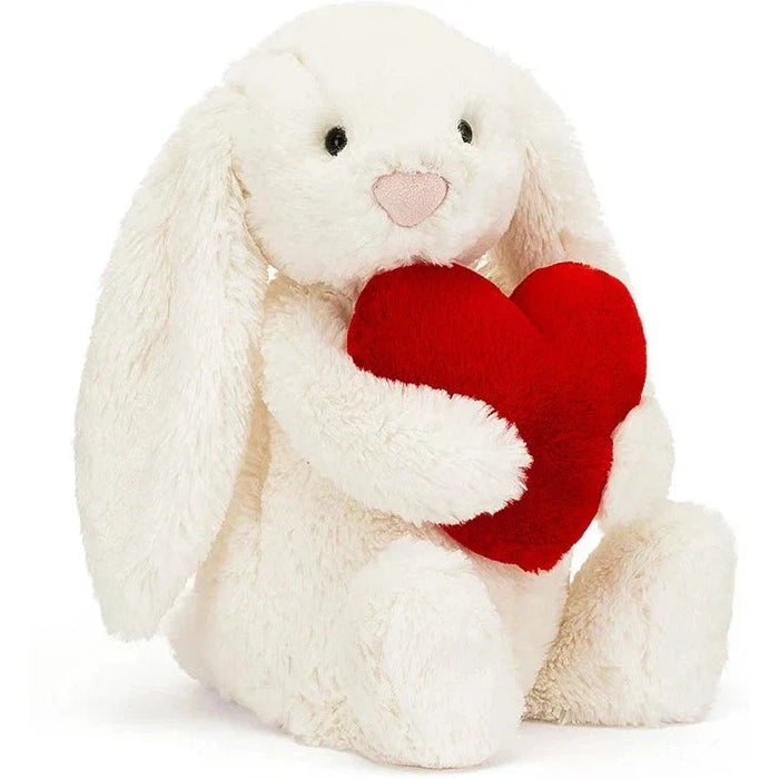 Jellycat Bashful Red Love Heart Bunny Original