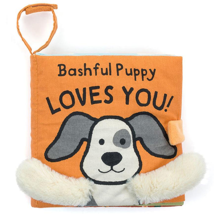 Jellycat Bashful Puppy Loves You Book