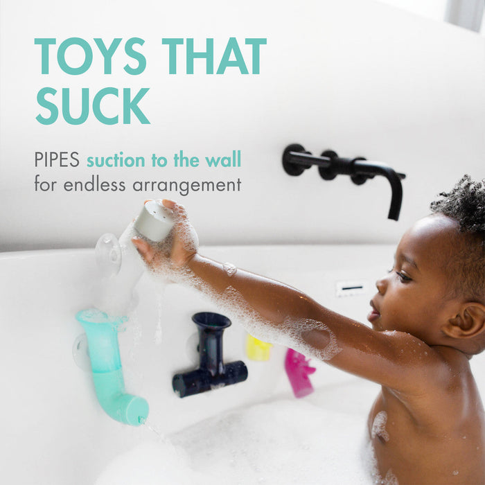 Boon Pipes Bath Toy | Plum/Multi