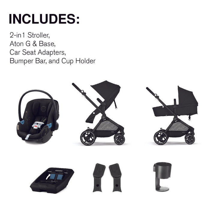 Cybex EOS Stroller + Aton G Infant Car Seat Travel System