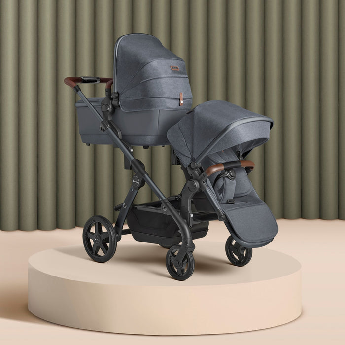 Silver Cross Wave Single-to-Double Stroller with Sustainable Fabrics