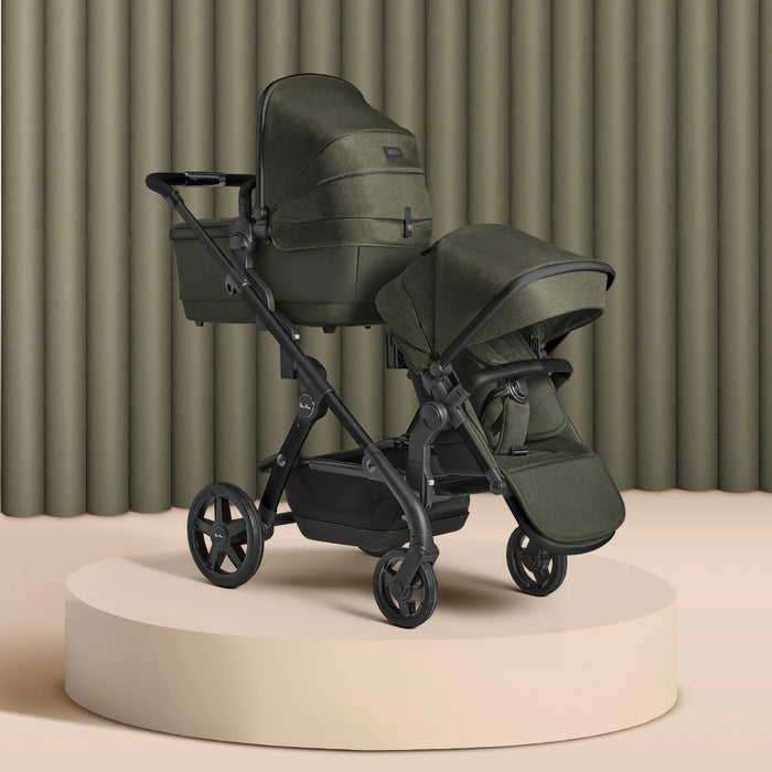 Silver Cross Wave Single-to-Double Stroller with Sustainable Fabrics