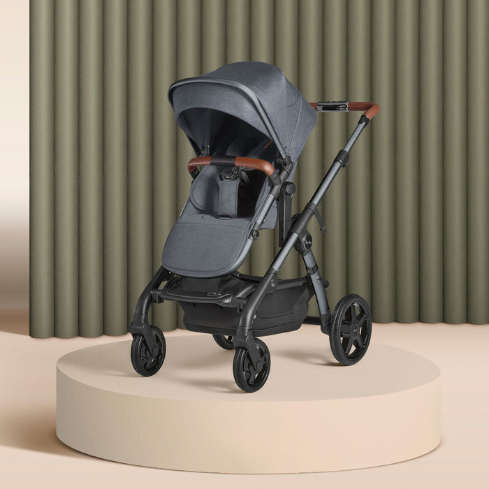 Silver Cross Wave Single-to-Double Stroller with Sustainable Fabrics