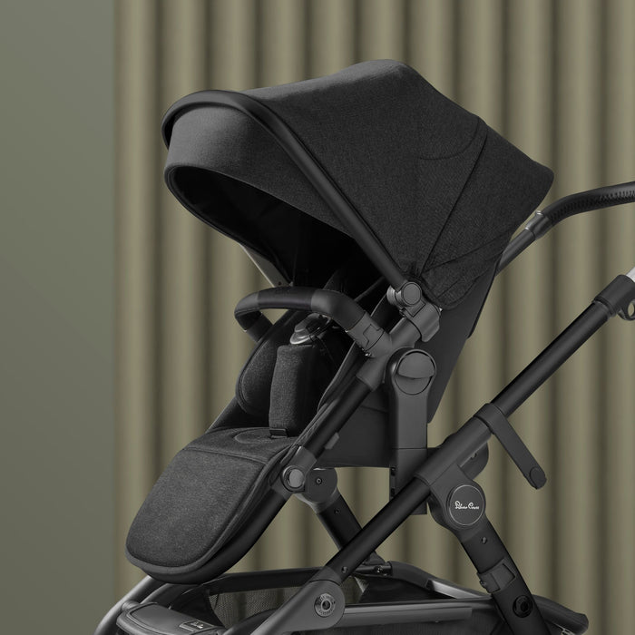 Silver Cross Wave Single-to-Double Stroller with Sustainable Fabrics