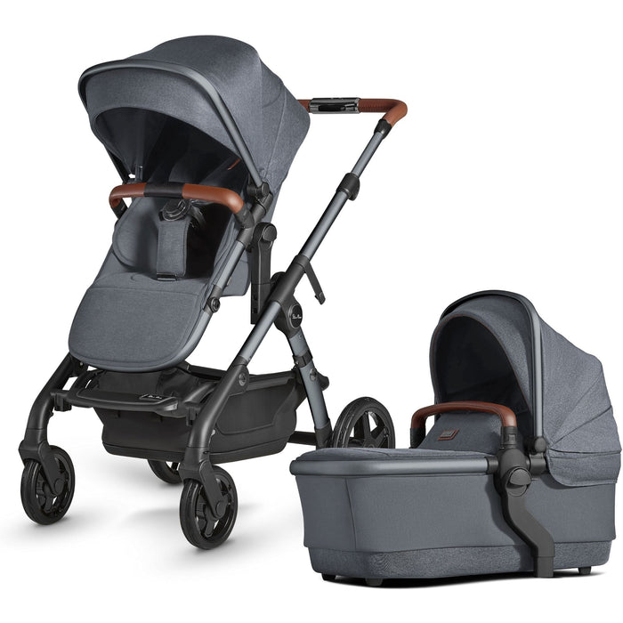 Silver Cross Wave Single-to-Double Stroller with Sustainable Fabrics