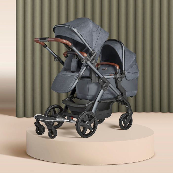 Silver Cross Wave Single-to-Double Stroller with Sustainable Fabrics