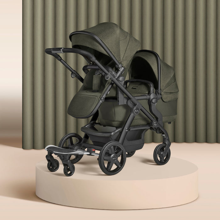 Silver Cross Wave Single-to-Double Stroller with Sustainable Fabrics