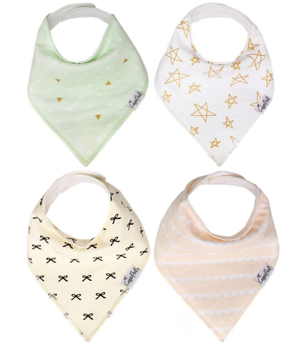 Baby Bandana Bibs - Paris - Copper Pearl - 10