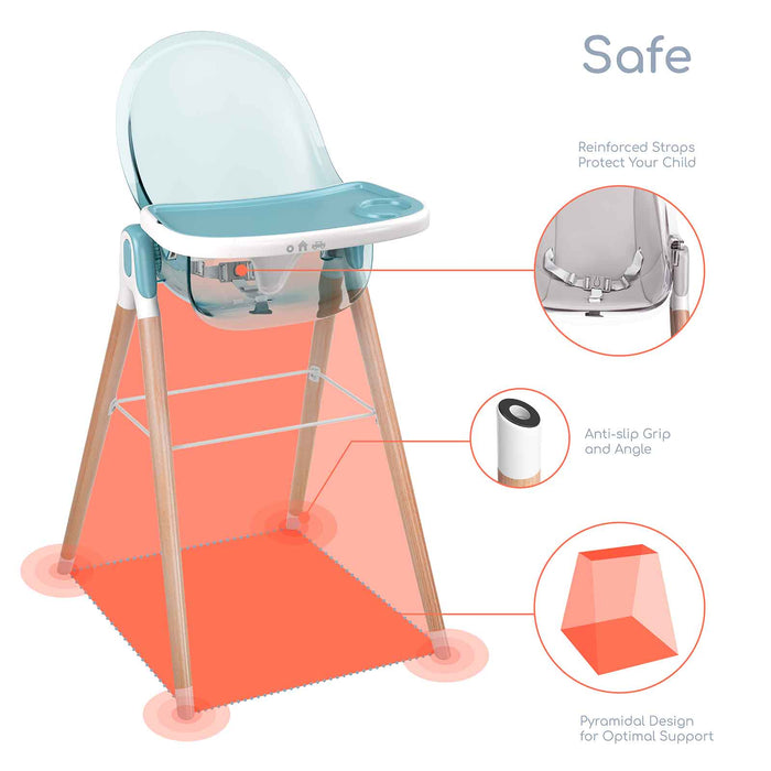 Children of Design 6-in-1 Deluxe High Chair