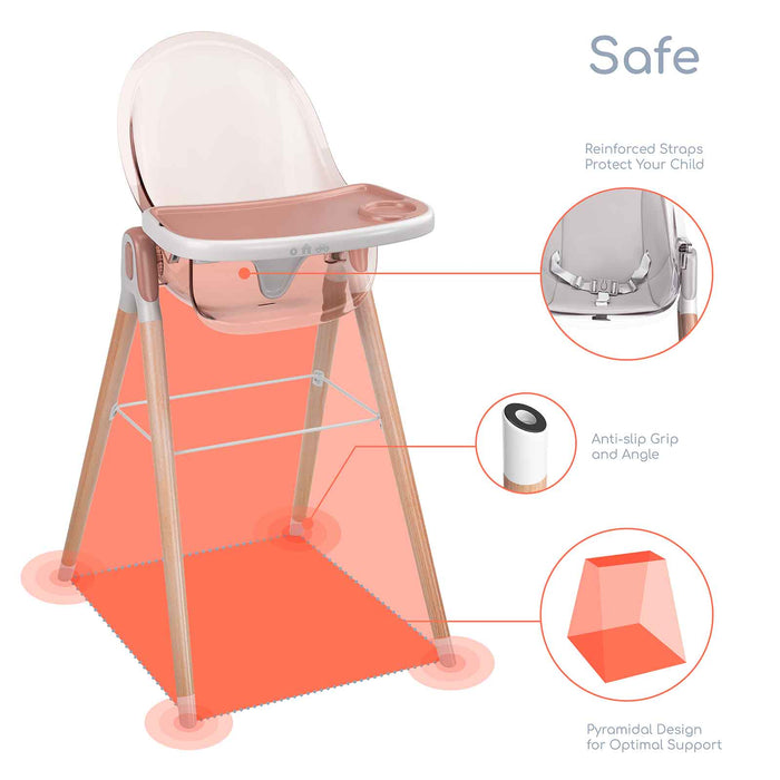 Children of Design 6-in-1 Deluxe High Chair