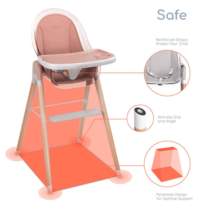 Children of Design 6-in-1 Deluxe High Chair + Cushion