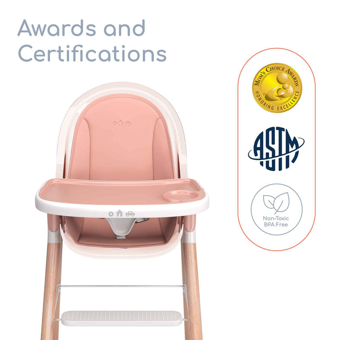 Children of Design 6-in-1 Classic High Chair + Cushion