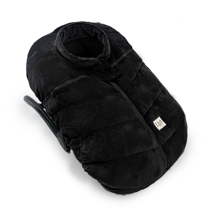 7AM Car Seat Cocoon Velour Footmuff | Cotton