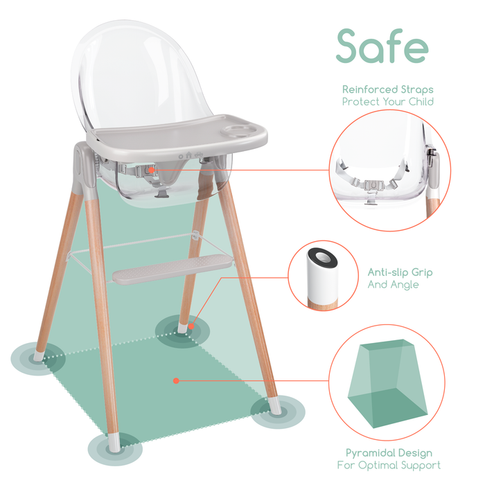 Children of Design 6-in-1 Classic High Chair