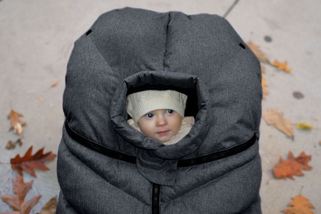 7AM Car Seat Cocoon Footmuff | Heathers