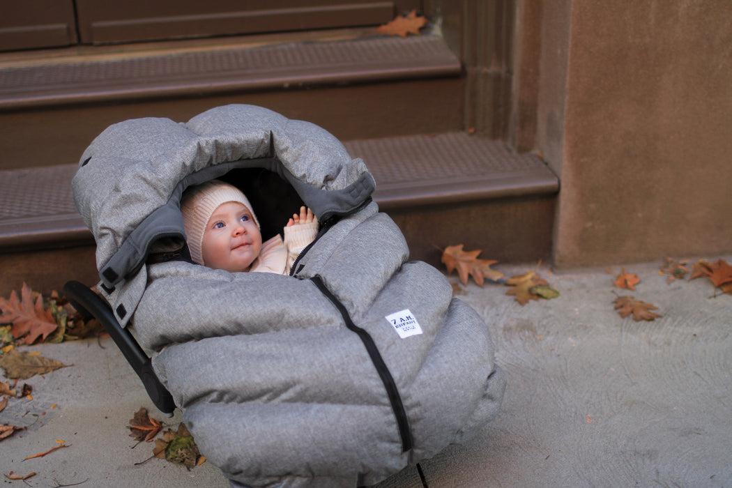 7AM Car Seat Cocoon Footmuff | Heathers