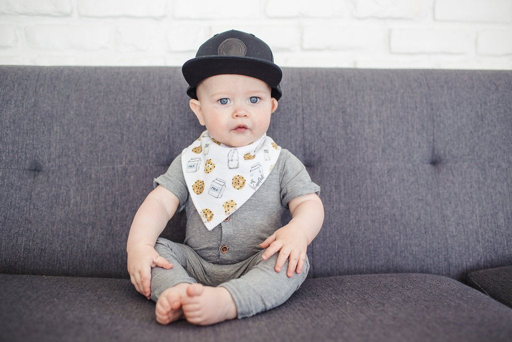 Copper Pearl Baby Bandana Bibs - Chip