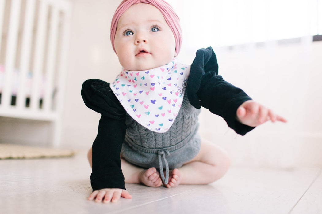 Copper Pearl Baby Bandana Bibs - Sassy