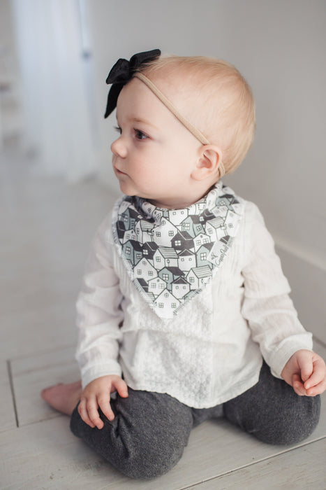 Copper Pearl Baby Bandana Bibs - Urban