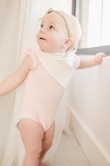 Copper Pearl Baby Bandana Bibs - June