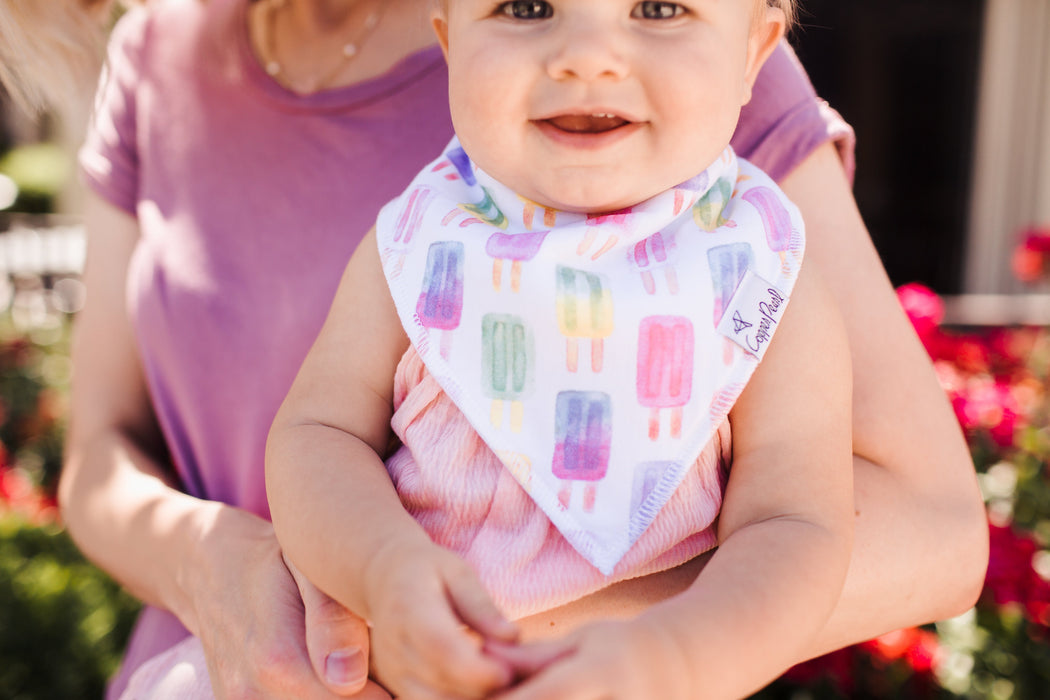 Copper Pearl Baby Bandana Bibs - Summer