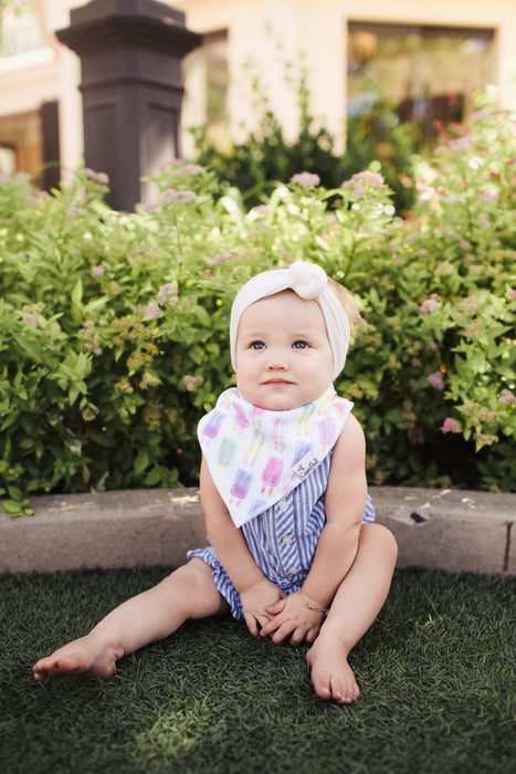 Copper Pearl Baby Bandana Bibs - Summer