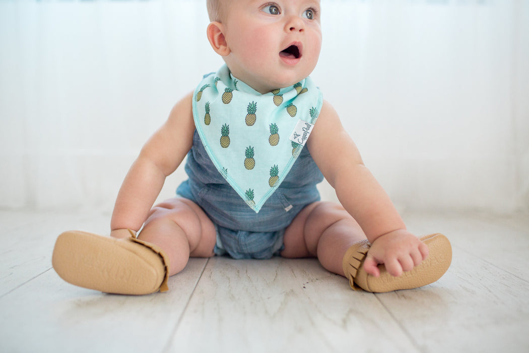 Copper Pearl Baby Bandana Bibs - Maui