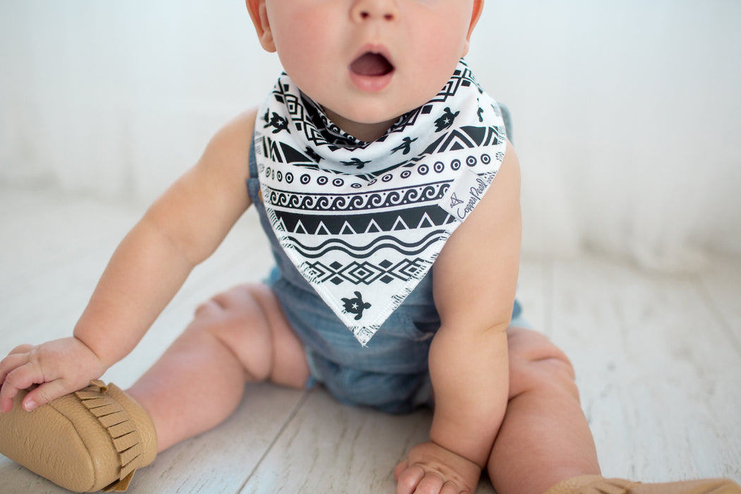 Copper Pearl Baby Bandana Bibs - Maui