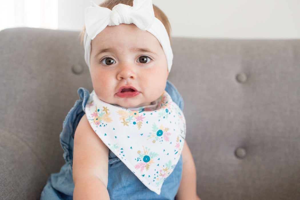 Copper Pearl Baby Bandana Bibs - Whimsy