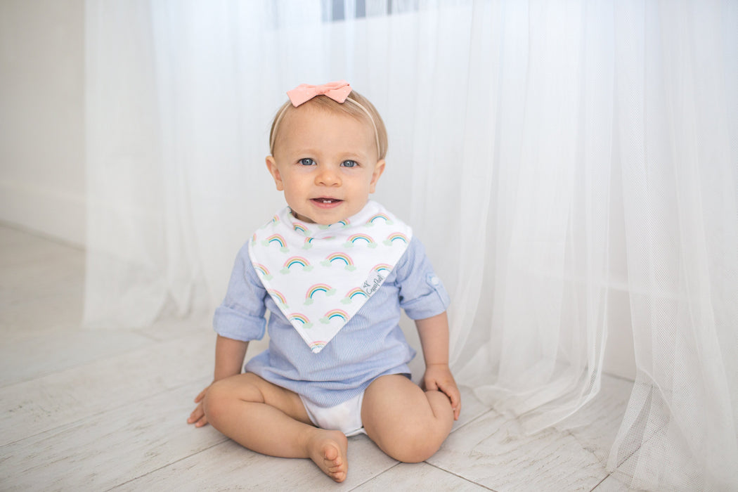 Copper Pearl Baby Bandana Bibs - Whimsy