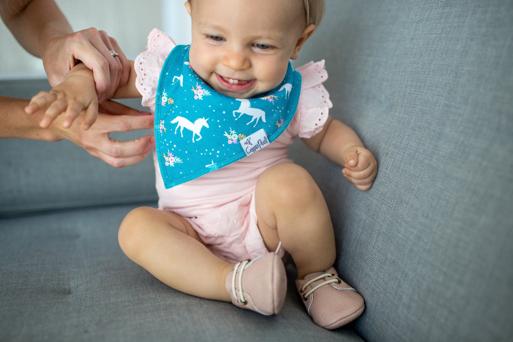 Copper Pearl Baby Bandana Bibs - Whimsy