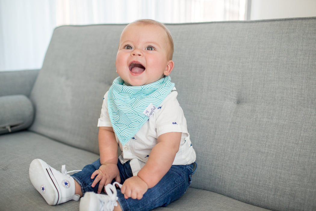 Copper Pearl Baby Bandana Bibs - Maui