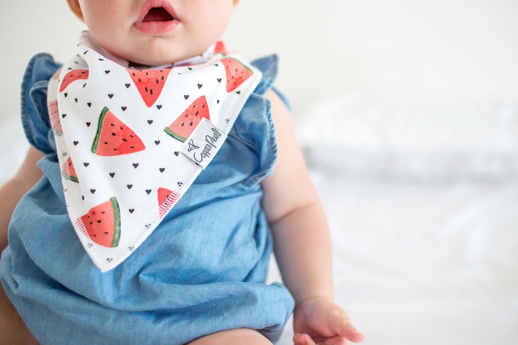 Copper Pearl Baby Bandana Bibs - Georgia