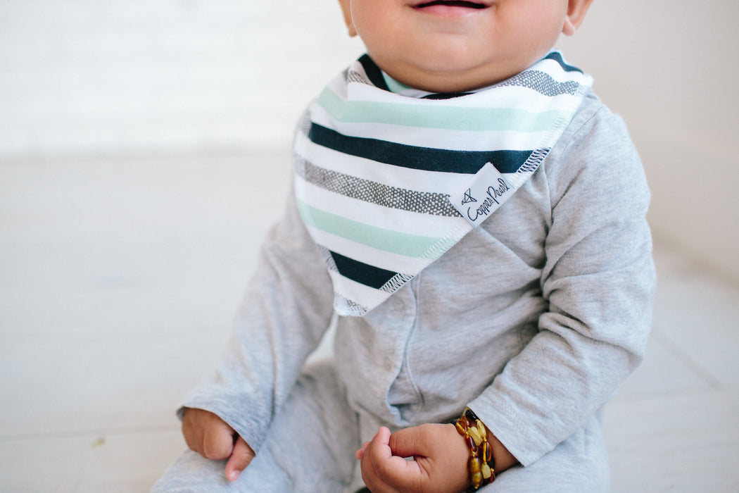 Copper Pearl Baby Bandana Bibs - Scout