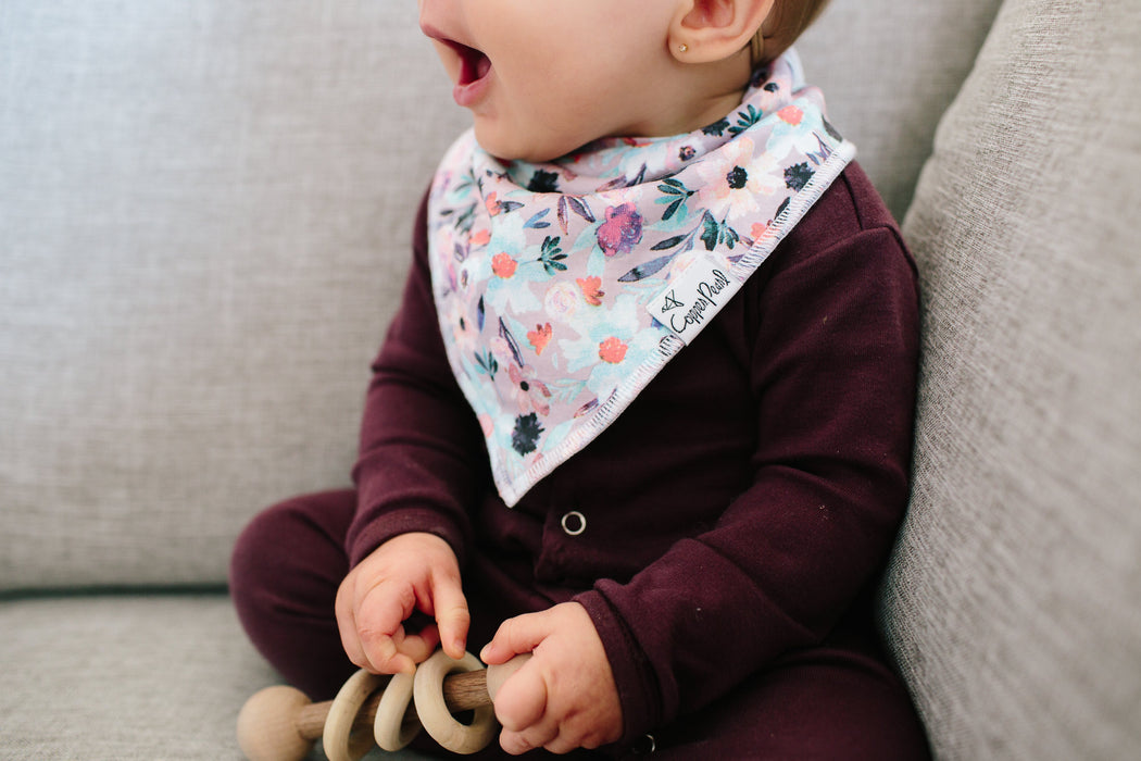 Copper Pearl Baby Bandana Bibs - Morgan