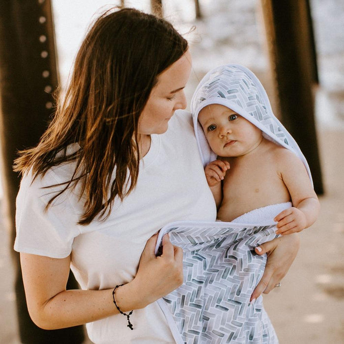 Copper Pearl Muslin Hooded Towel - Alta