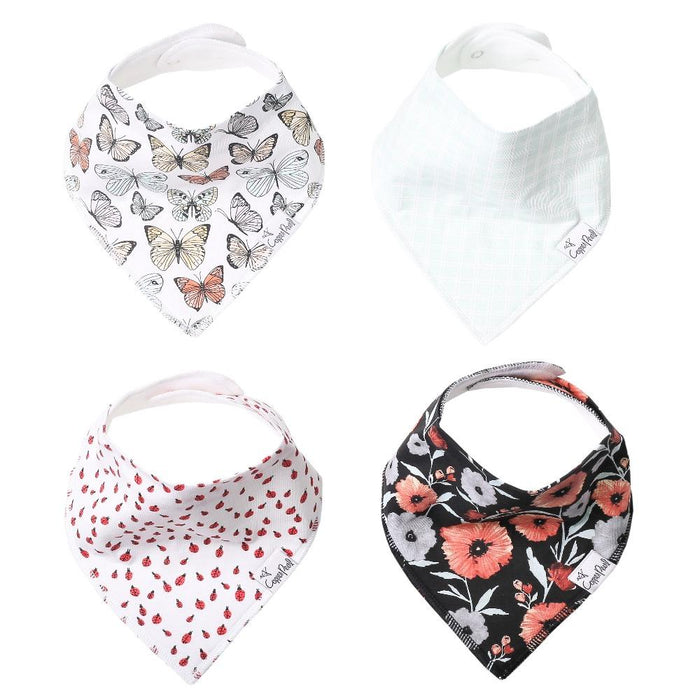 Copper Pearl Baby Bandana Bibs - Dot