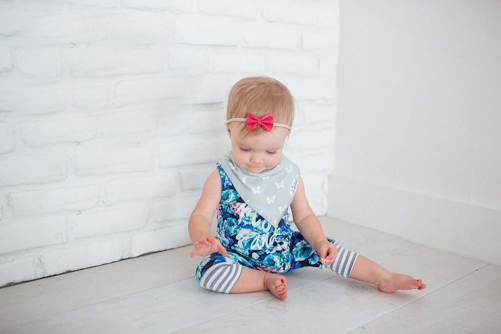 Baby Bandana Bibs - Willow - Copper Pearl - 6