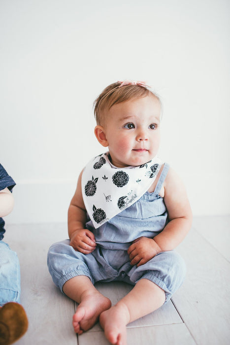 Baby Bandana Bibs - Willow - Copper Pearl - 12