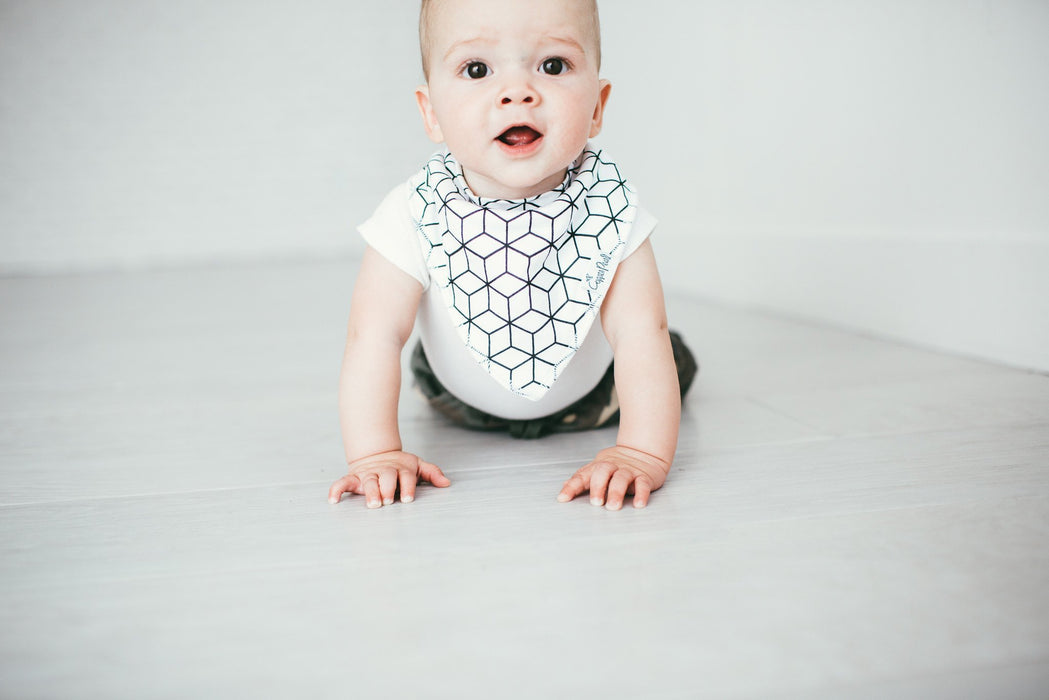 Baby Bandana Bibs - Wild - Copper Pearl - 4