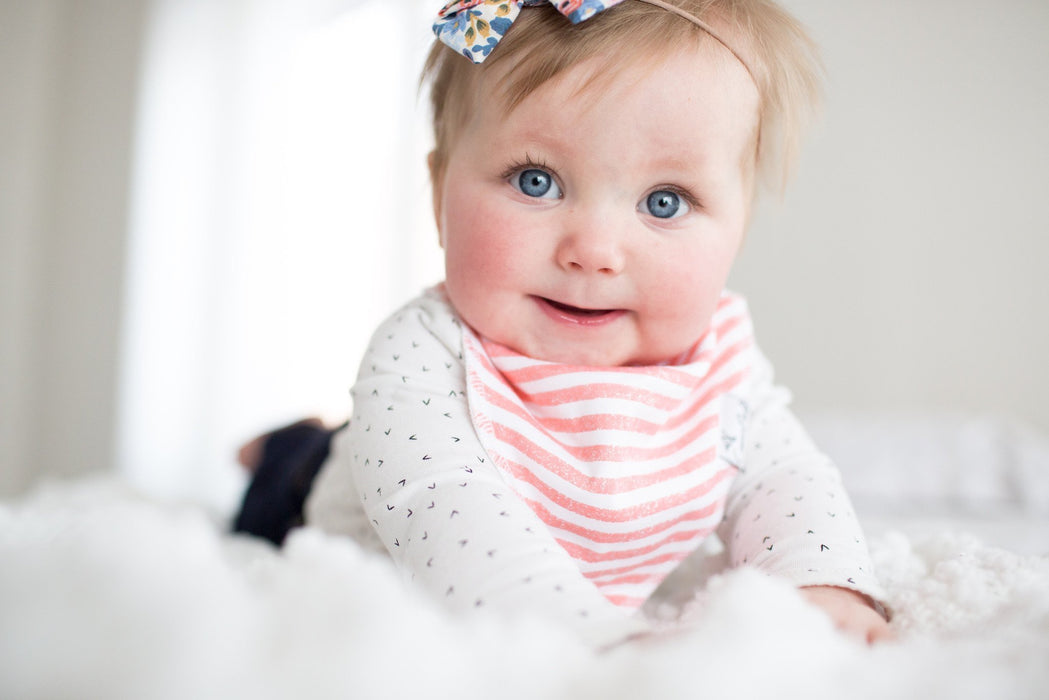 Baby Bandana Bibs - Isla - Copper Pearl - 4