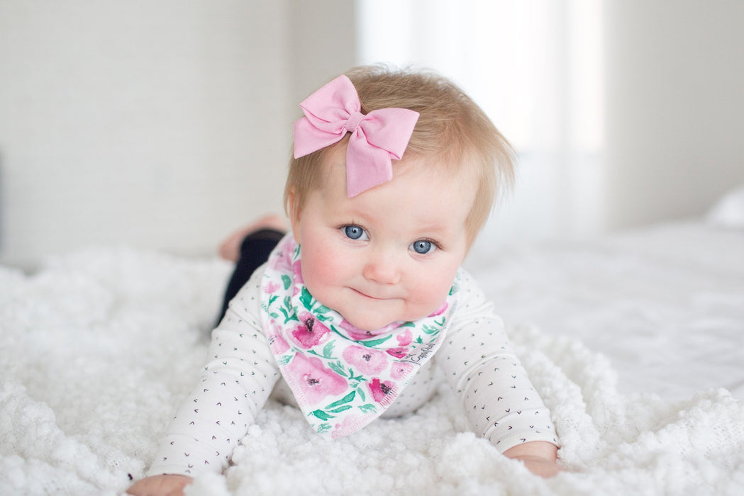 Copper Pearl Baby Bandana Bibs - Bloom