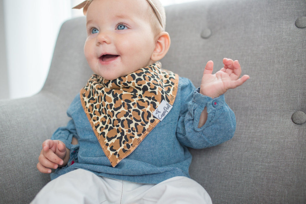 Baby Bandana Bibs - Zara - Copper Pearl - 4