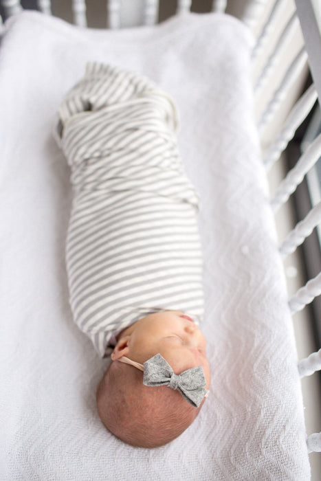 Copper Pearl Knit Swaddle Blanket - Everest