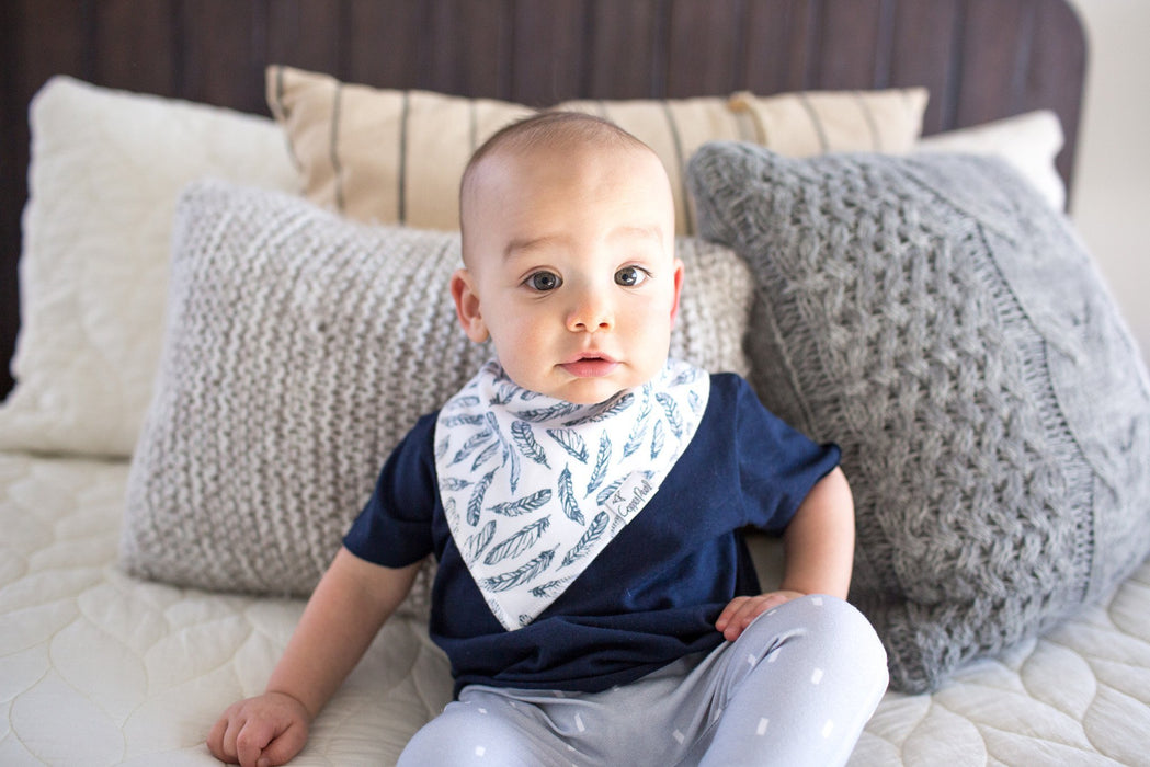 Copper Pearl Baby Bandana Bibs - Woodland