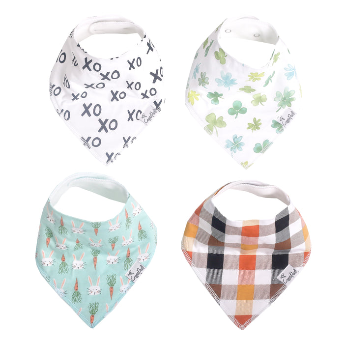 Copper Pearl Baby Bandana Bibs - Holiday